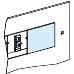 Schneider Electric-LVS03249-PrismaSeT G - Obturateur fractionnable pour NSX 100-250 - H:80mm L:147mm