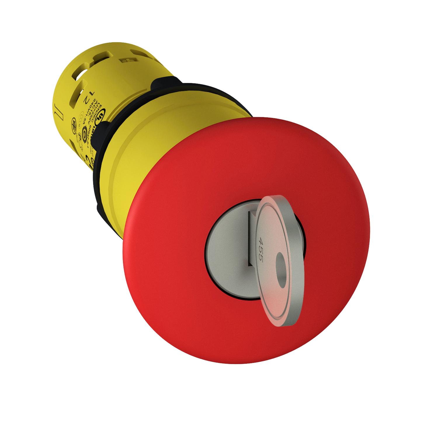 Schneider Electric-XB7NS9444-Harmony arrêt d'urgence - rouge Ø40mm - Ø22 - déverouillage à clé - 2O