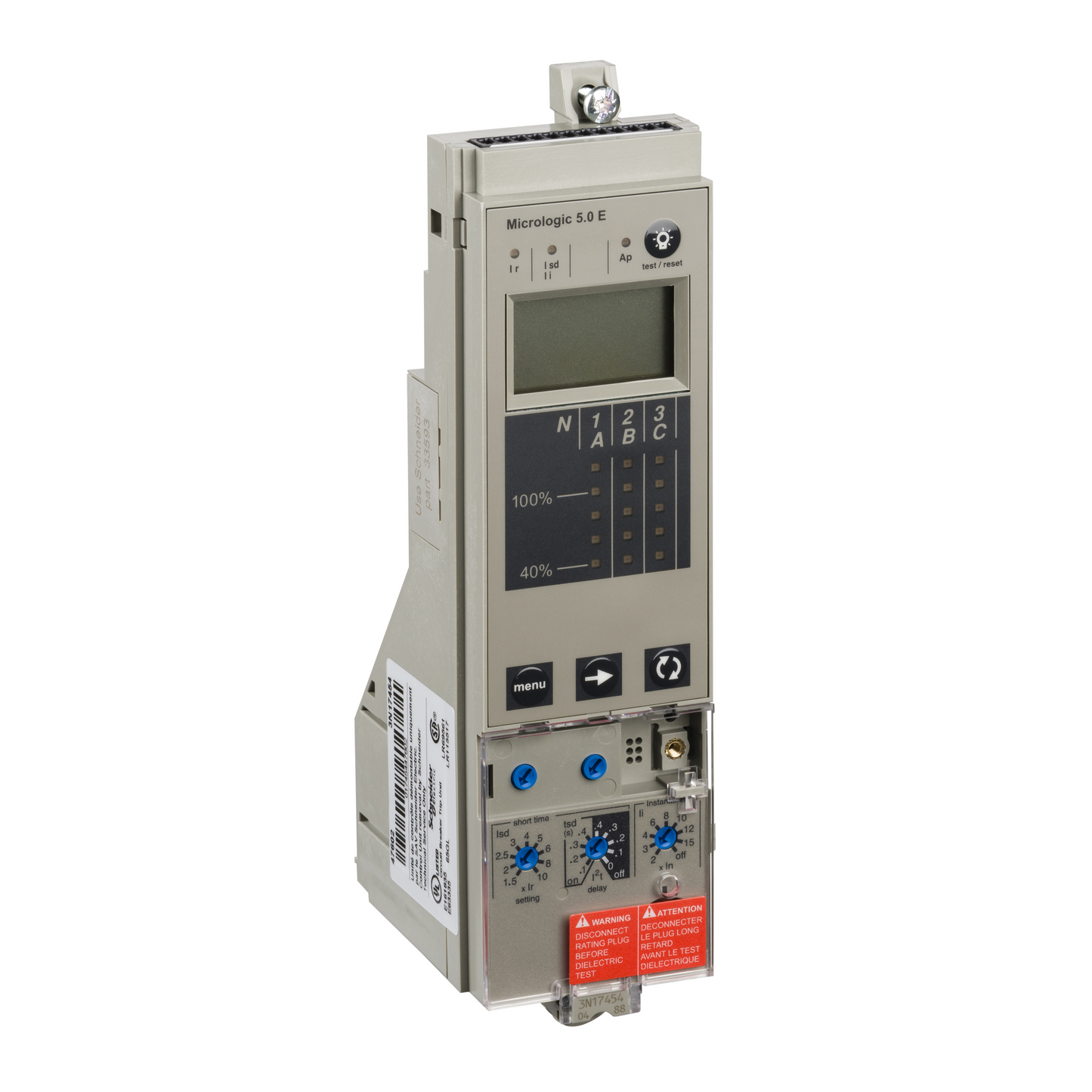 Schneider Electric-33537-ComPact NS630-3200 - déclencheur Micrologic 5.0E - 3P-4P - fixe