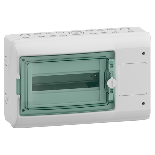 Schneider Electric-13970M-Mureva coffret polyvalent 448x280mm 1 rangée 12 Modules 1 Ouverture 90x100mm