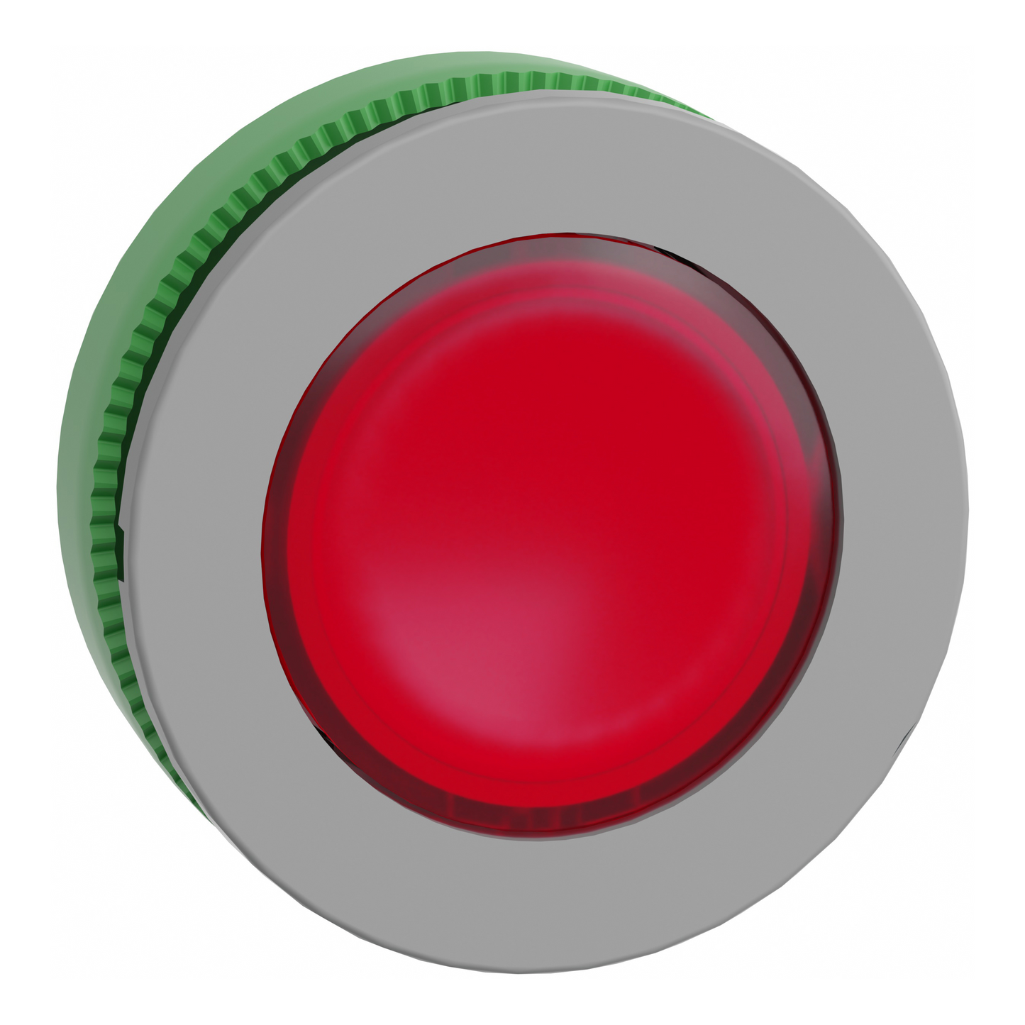 Schneider Electric-ZB5FV043C0-Harmony XB5 - tête voyant DEL - Ø22 - col flush grise - rouge