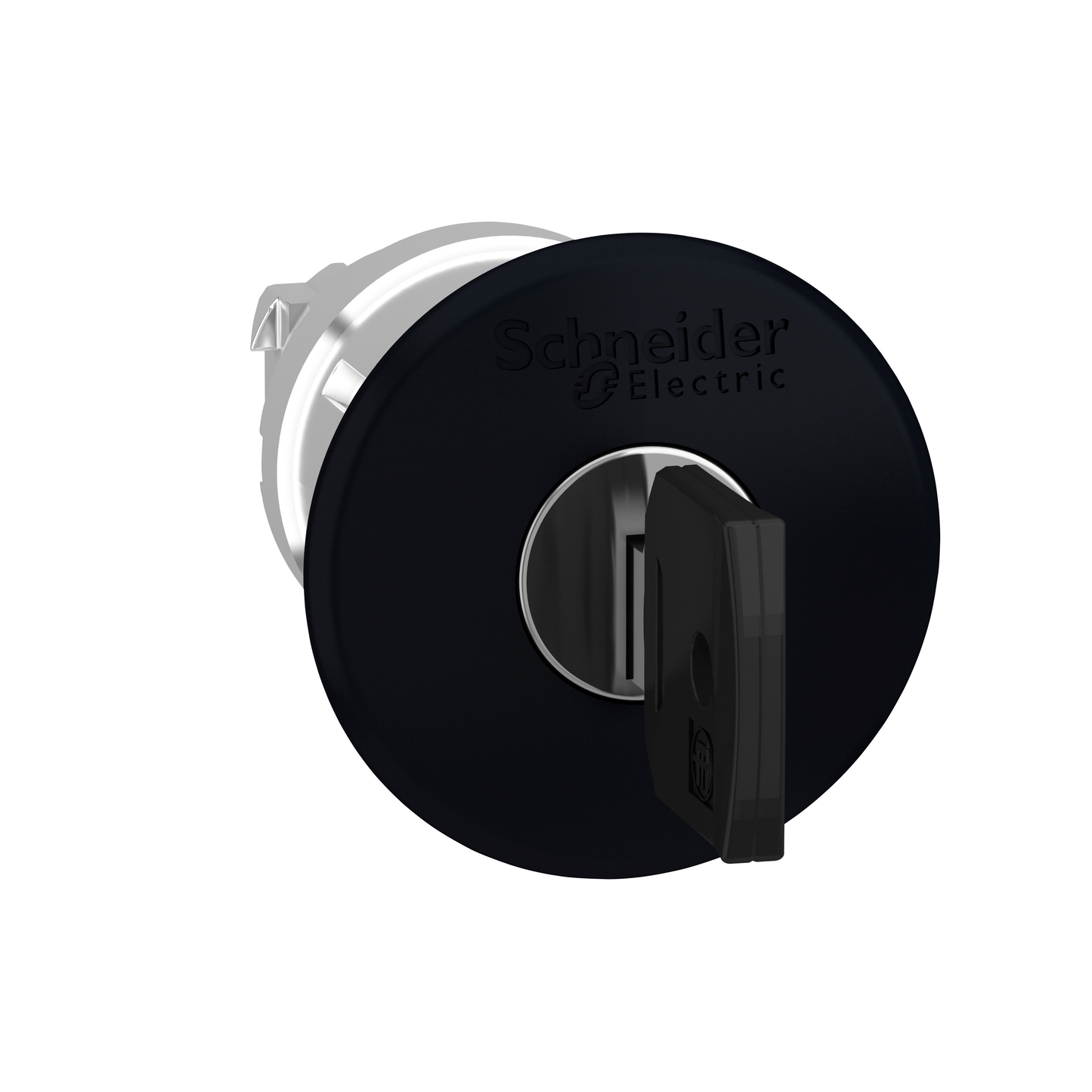 Schneider Electric-ZB4BS12-Harmony XB4 - tête bouton coup de poing - Ø40 - à clé 455 - noir