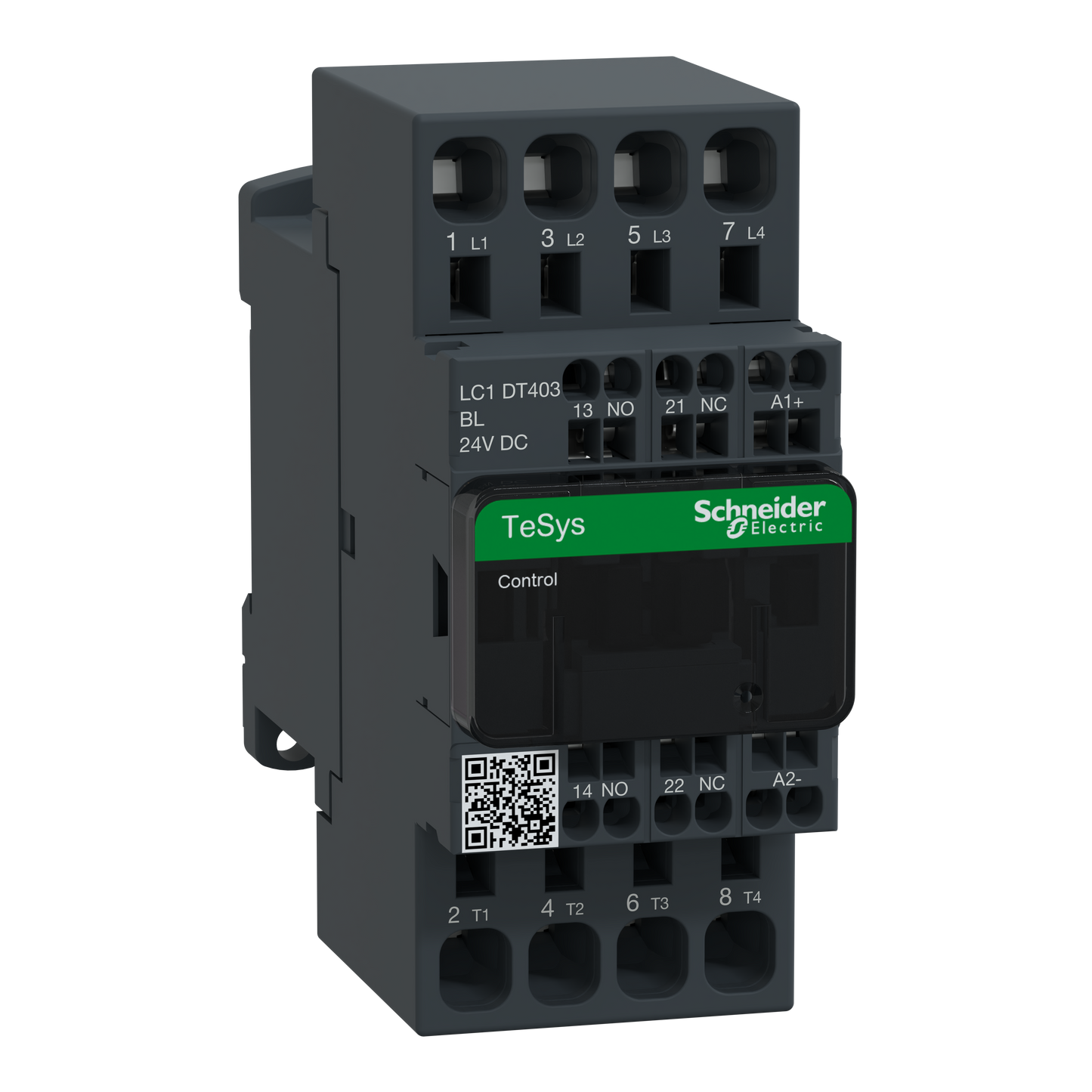 Schneider Electric-LC1DT403BL-TeSys LC1D - contacteur - 4P - AC-1 440V - 40A - bobine 24Vcc