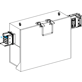 Schneider Electric-KSB630SE4-Canalis KSB - coffret de dérivation 630A pour fusible NF ou DIN - 3L+N+PE