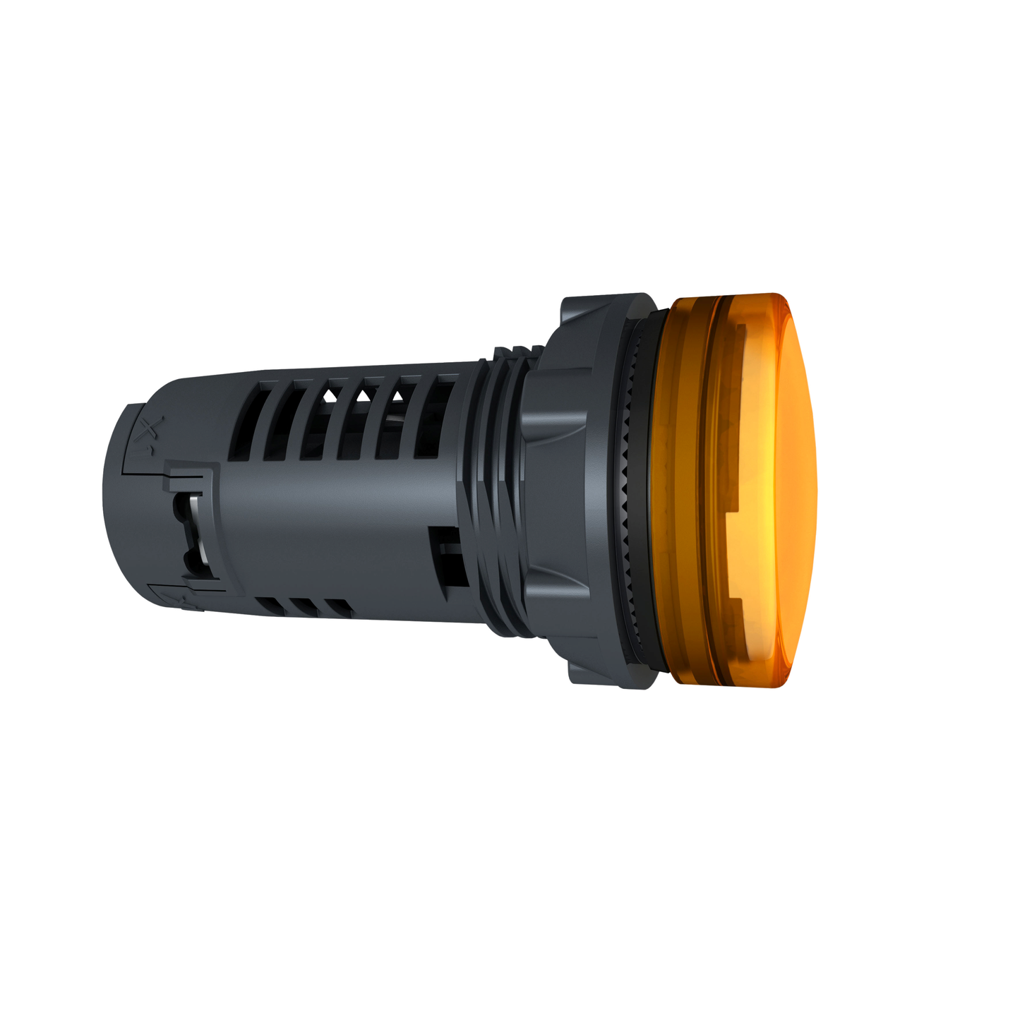 Schneider Electric-XB5EVG5-Harmony XB5 - voyant lumineux compact DEL - Ø22 - orange - 120V - vis étrier