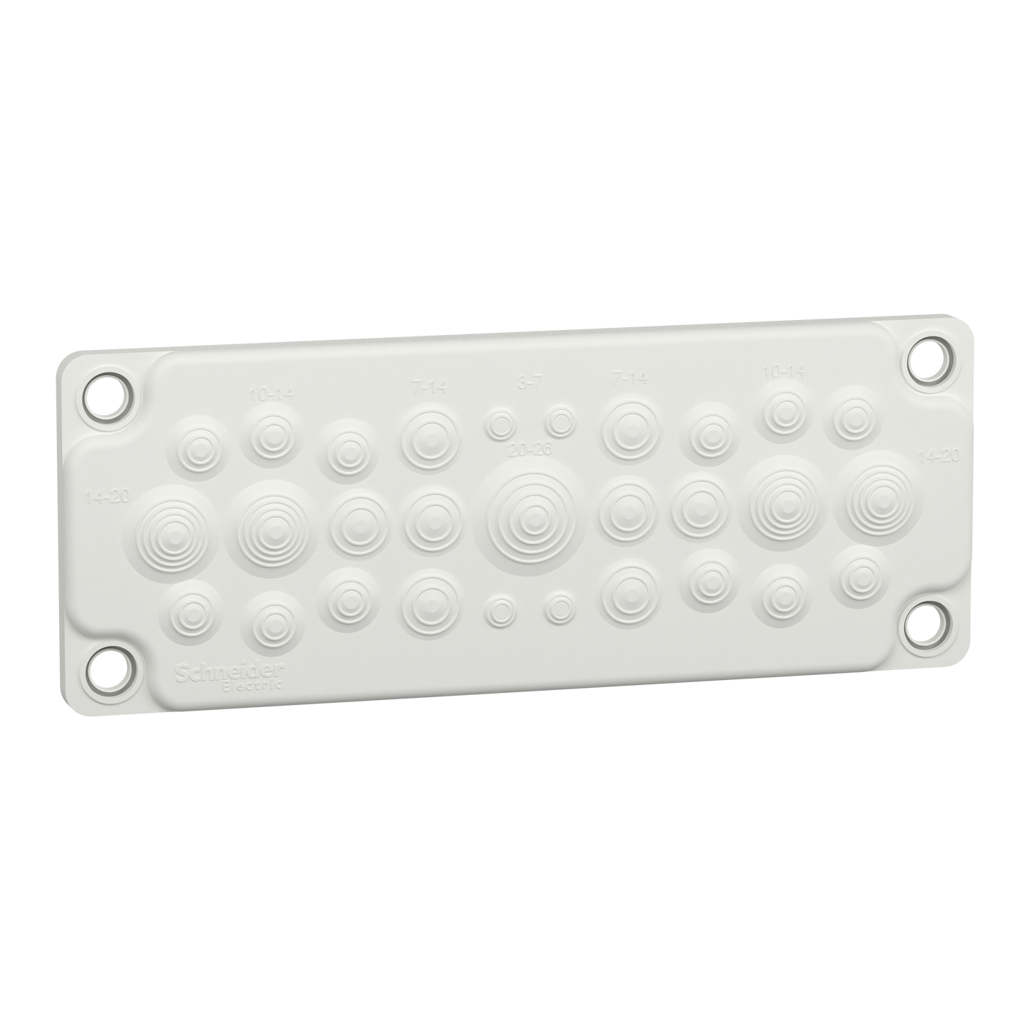 Schneider Electric-LVS08872-Passe-câbles membrane 29 ent.