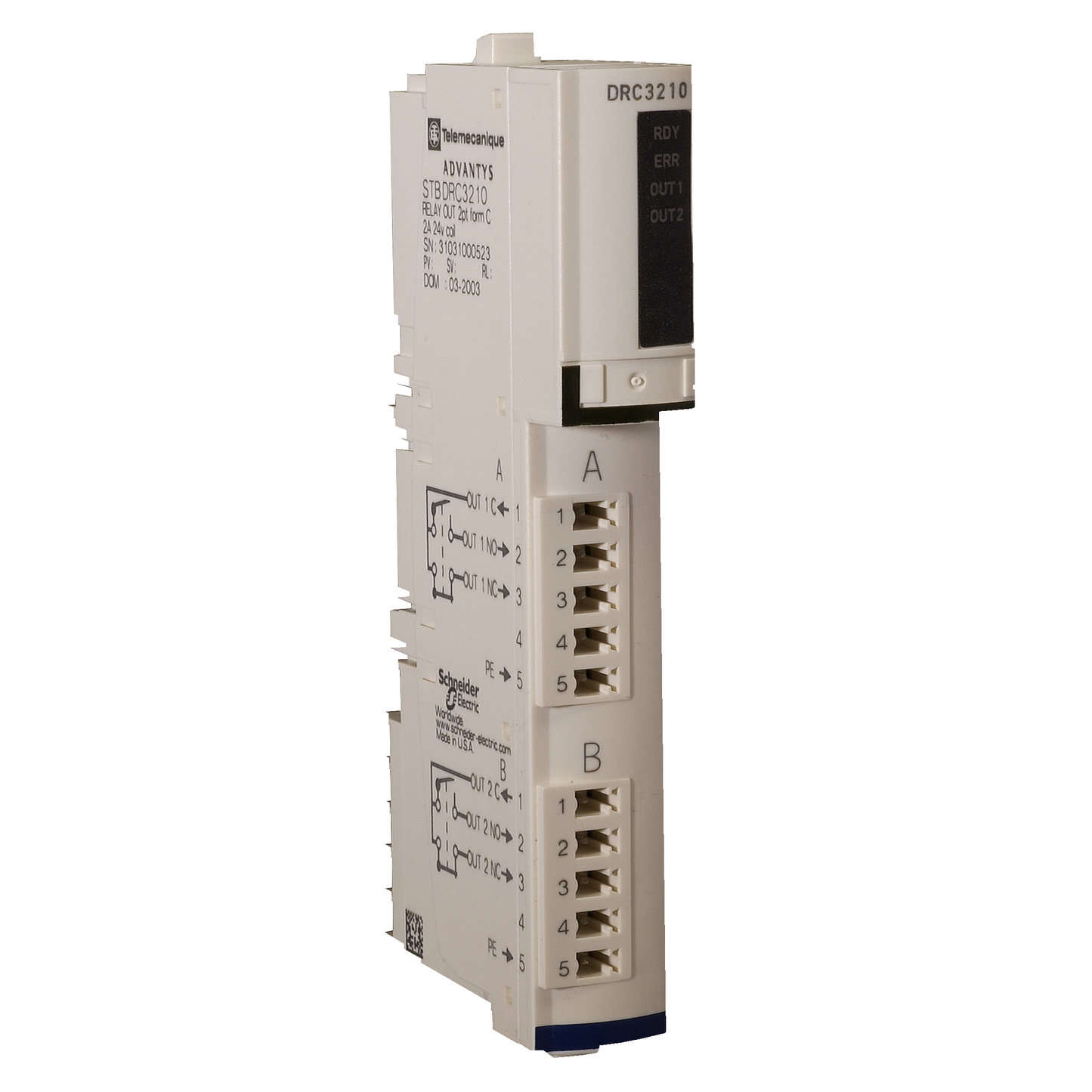 Schneider Electric-STBDRC3210K-Advantys STB - kit de sorties numériques standard - 24Vcc 115..230Vca - 2 S