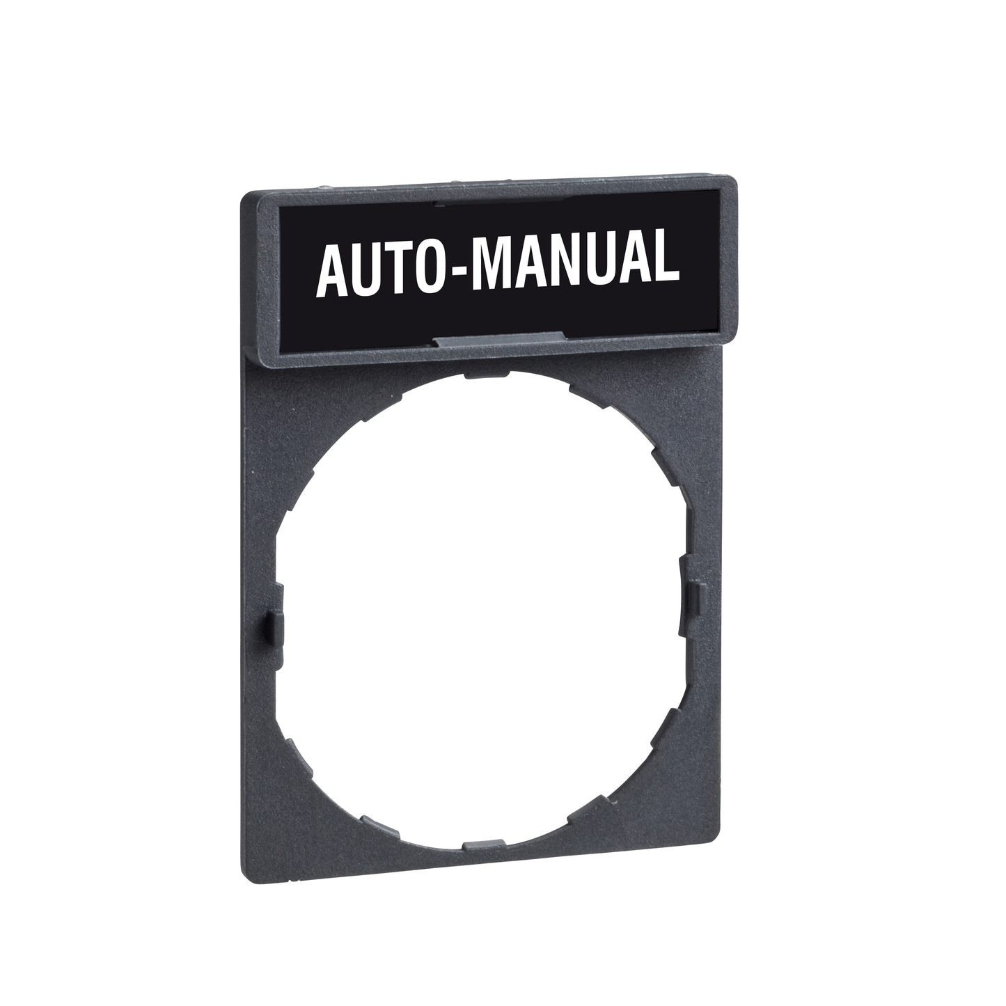 Schneider Electric-ZBY2464-Harmony porte étiquette 30 x 40 mm standard - Ø22 - avec étiquette AUTO-MANUAL