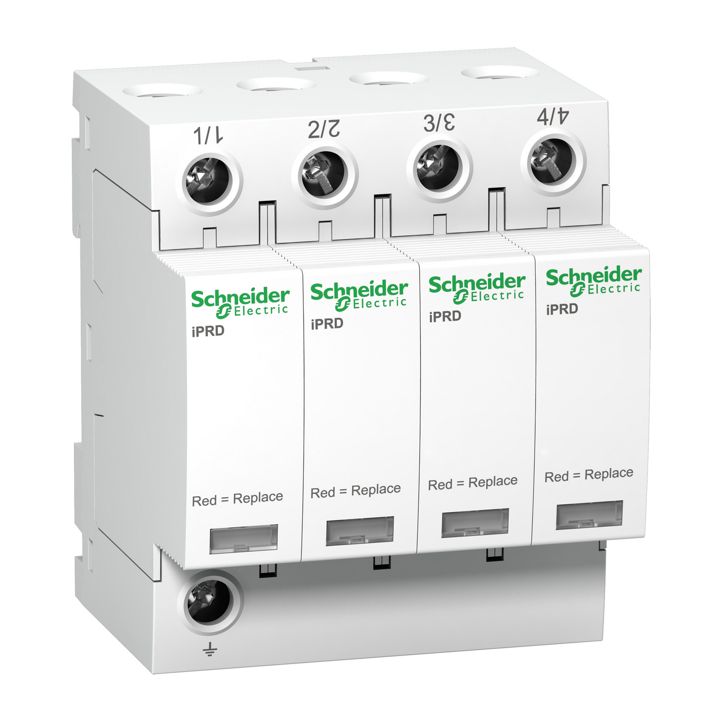 Schneider Electric-A9L08421-Acti9 - Parafoudre iPRD - 8r - 8kA - 460V - 4P - avec report de signalisation