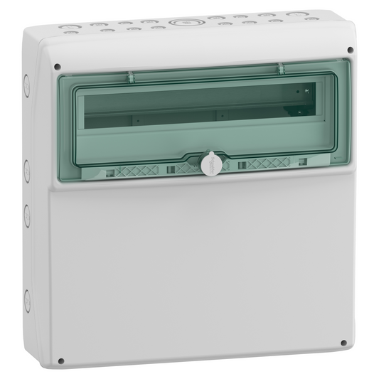 Schneider Electric-13168M-Mureva coffret Polyvalent face lisse 18+1 Modules 448x460mm