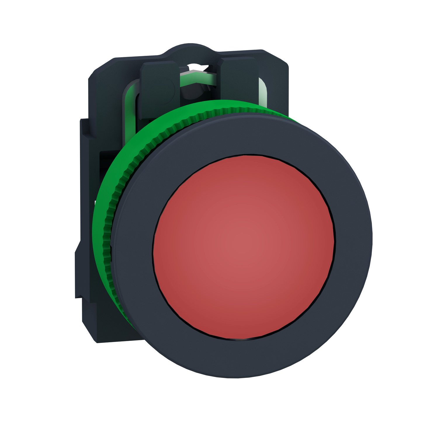 Schneider Electric-XB5FVG4-Harmony XB5 - voyant lumineux DEL - flush - rouge - 120V - vis étrier