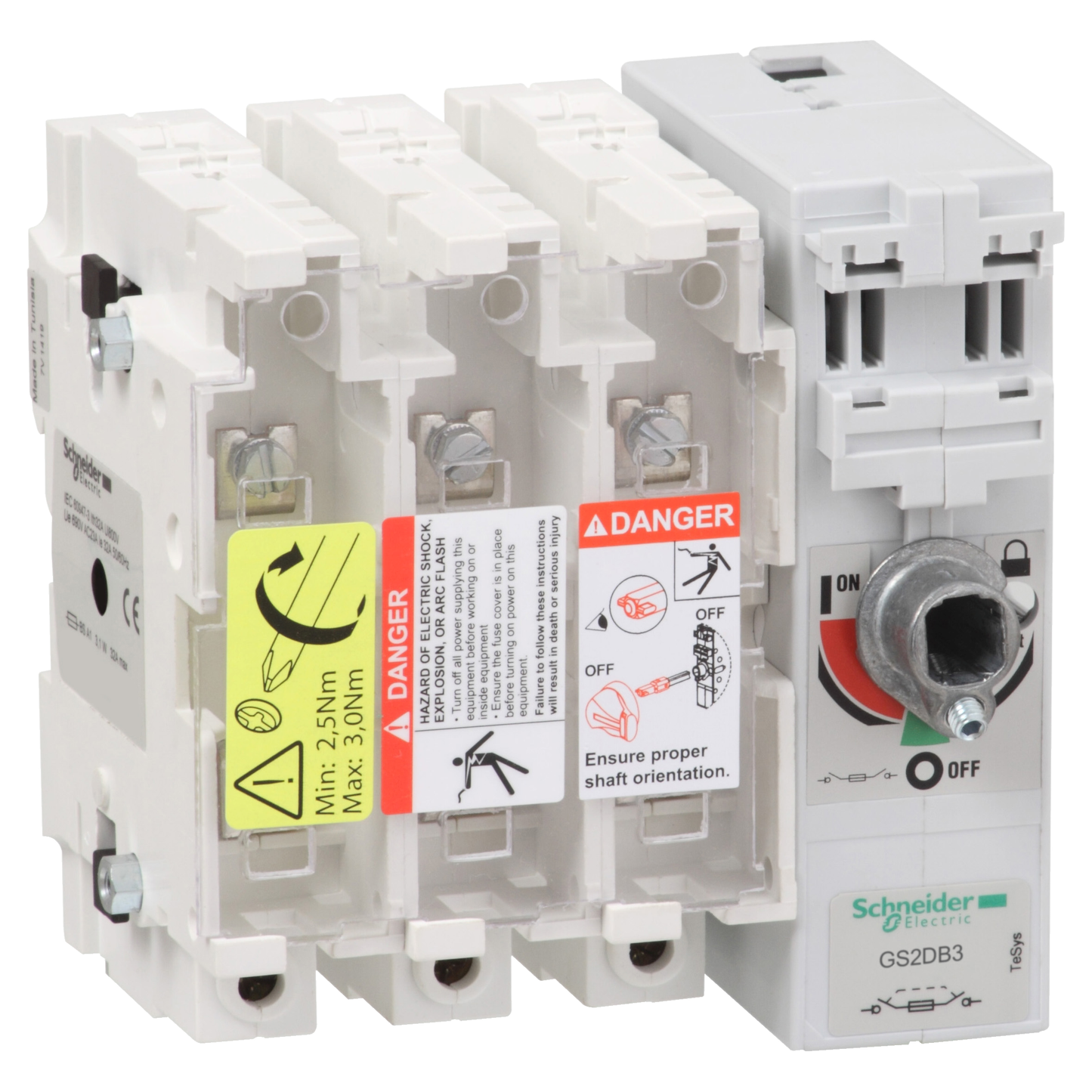 Schneider Electric-GS2DB3-TeSys GS - Interrupteur sect fusible 3x 32a a1