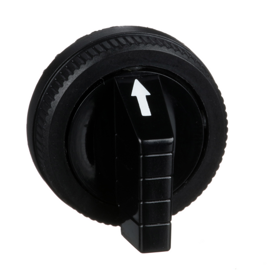 Schneider Electric-9001B11-Harmony - poignée bouton tournant flèche haute - noir - pr bouton-tournant Ø30mm