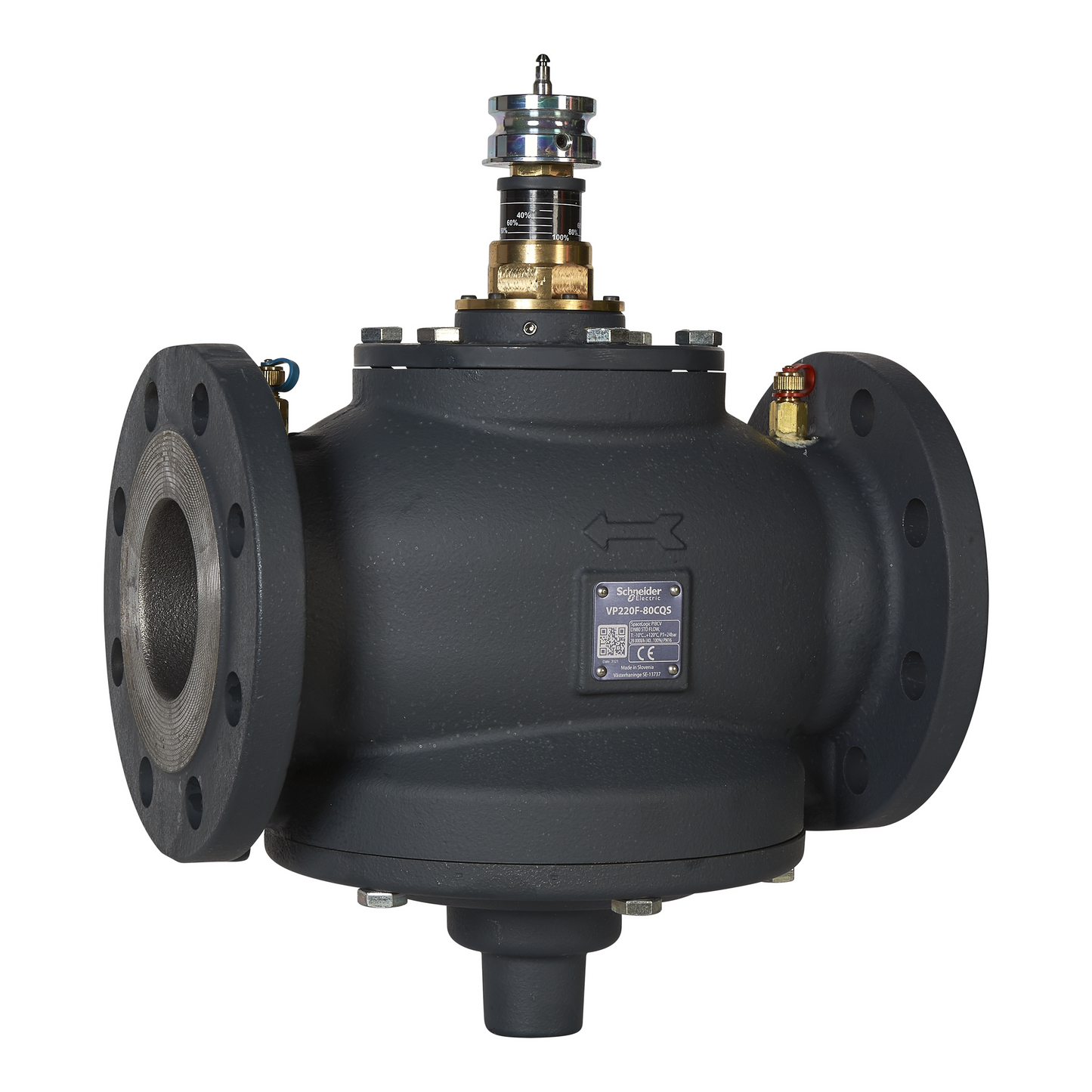 Schneider Electric-VP220F-80CQS-Vanne PIBCV DN80 standard flow avec plugs