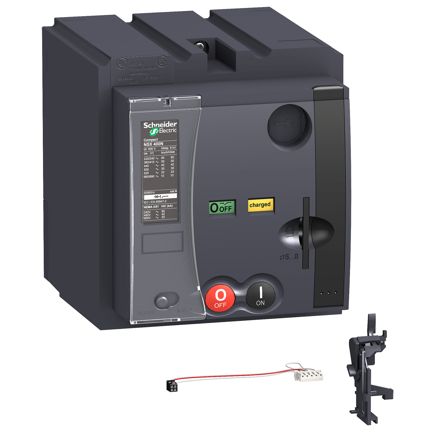 Schneider Electric-LV432652-ComPacT NSX - Télécommande communicante avec adaptateur SDE - 220/240Vca NSX630