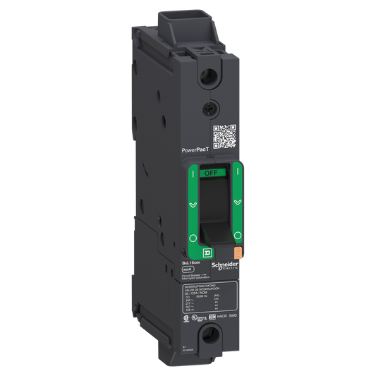 Schneider Electric-BGL16125-PowerPact B - disjoncteur BG - 35kA 347V - TM125D - 1P - Everlink