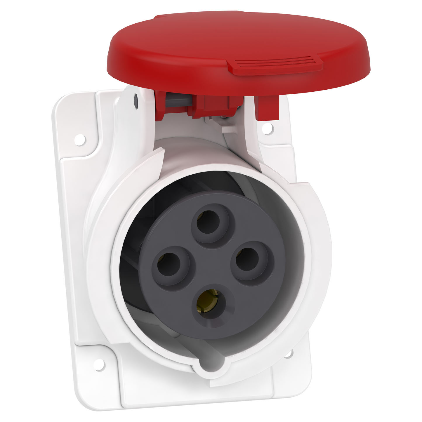 Schneider Electric-PKY16F434-Mureva - socle de prise industrielle coudée 16 A - 3P+T - 380-415 V CA - IP44