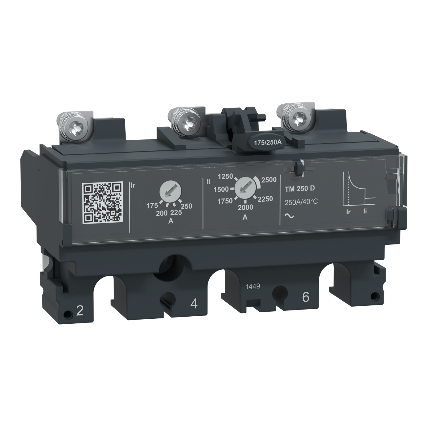 Schneider Electric-C253TM250-Décl.TMD 250A 3P3D pour NSX250