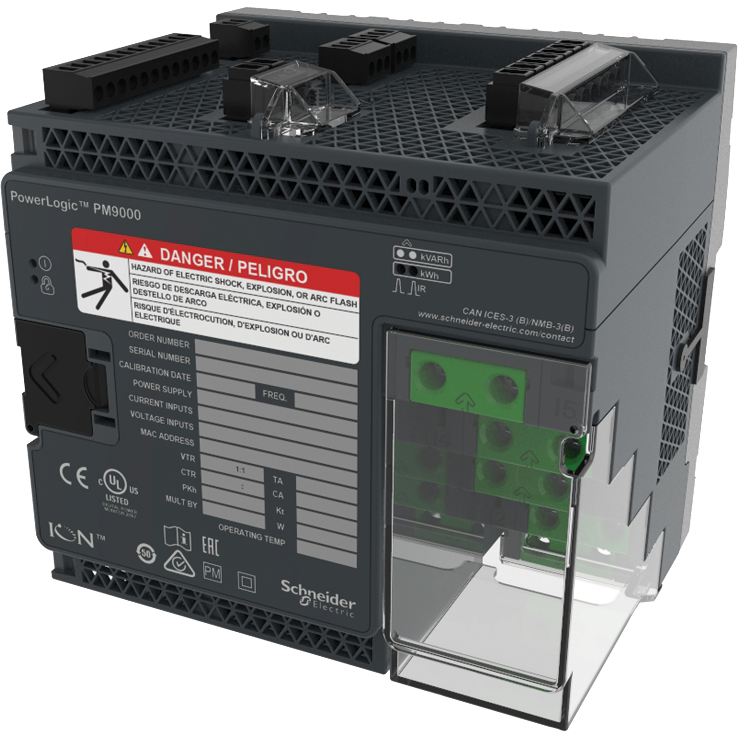 Schneider Electric-METSEION95030-ION9000T - Analyseur de réseau - DIN - sans écran