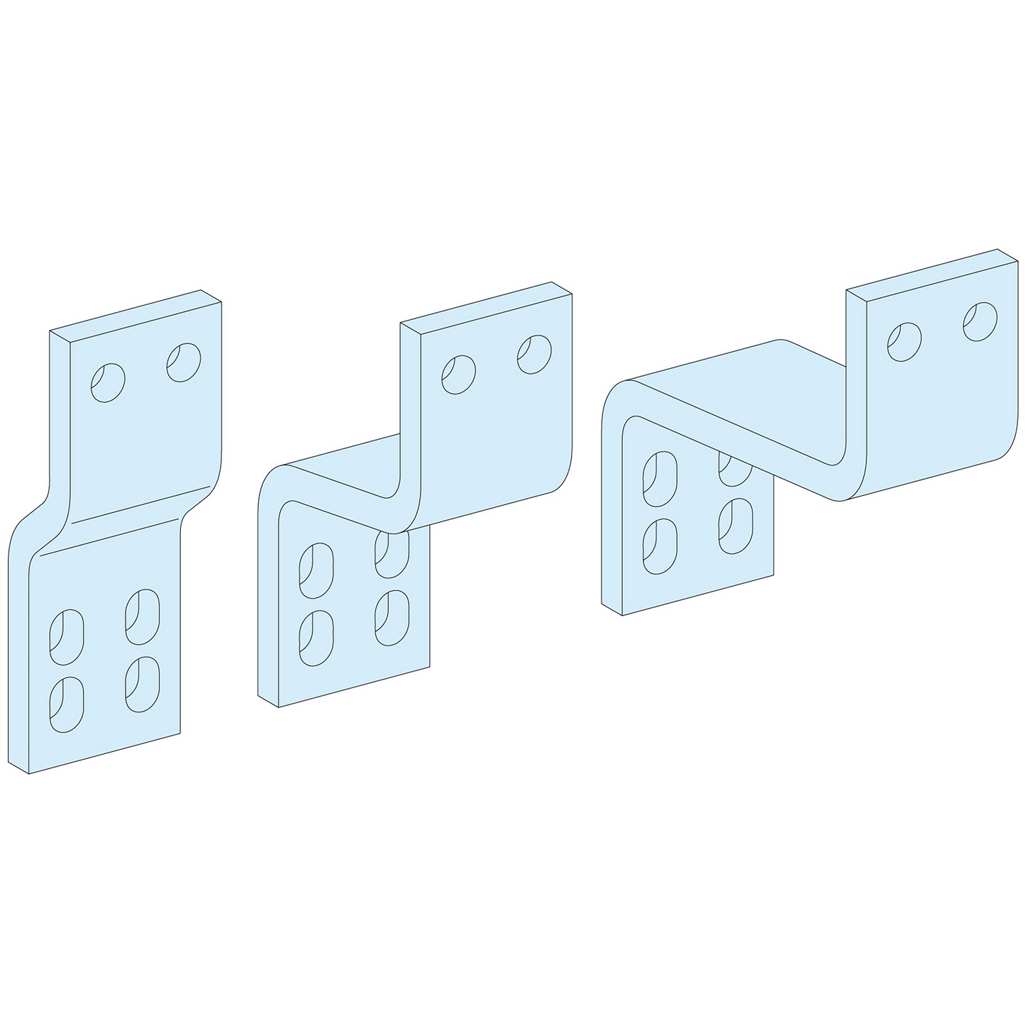 Schneider Electric-LVS04712-PrismaSeT P - Liaison interface CEP/appareil NS-NT - raccord. avant 4P