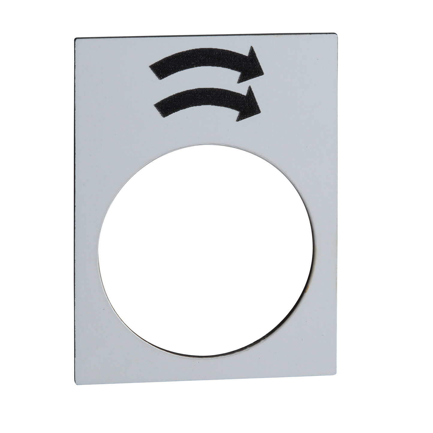 Schneider Electric-ZB2BY4920-Harmony - étiquette - 30x40mm - blanc - rotation droite GV