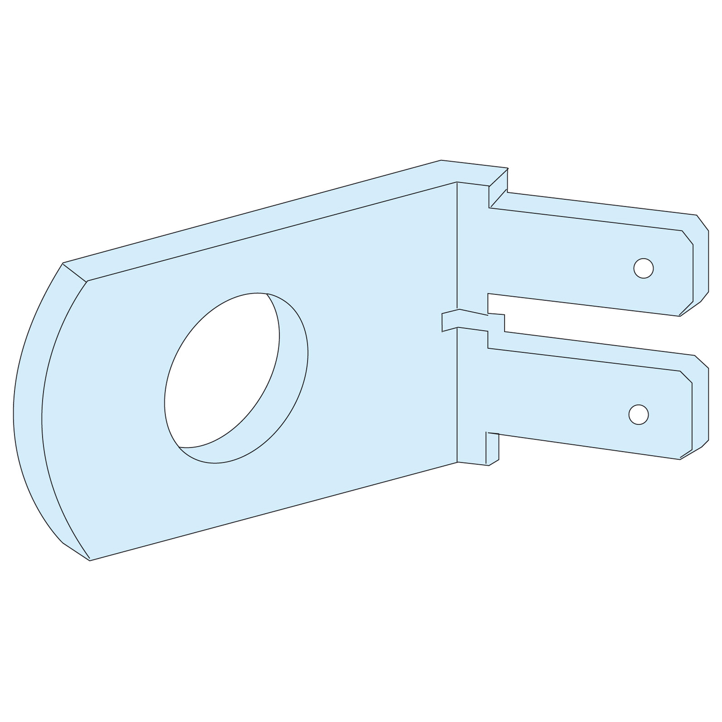 Schneider Electric-LVS04229-PrismaSeT P - Prises de tension 2 clips 6.35 - Perçage M10 - lot de 20