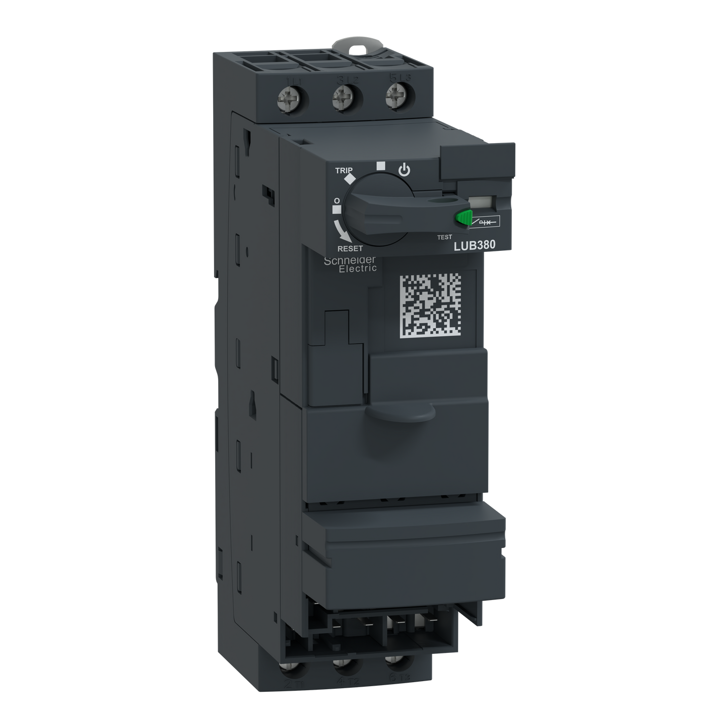 Schneider Electric-LUB380-TeSys U - base puissance départ moteur - 3P - 38A 440V AC43 - sans bornier comm