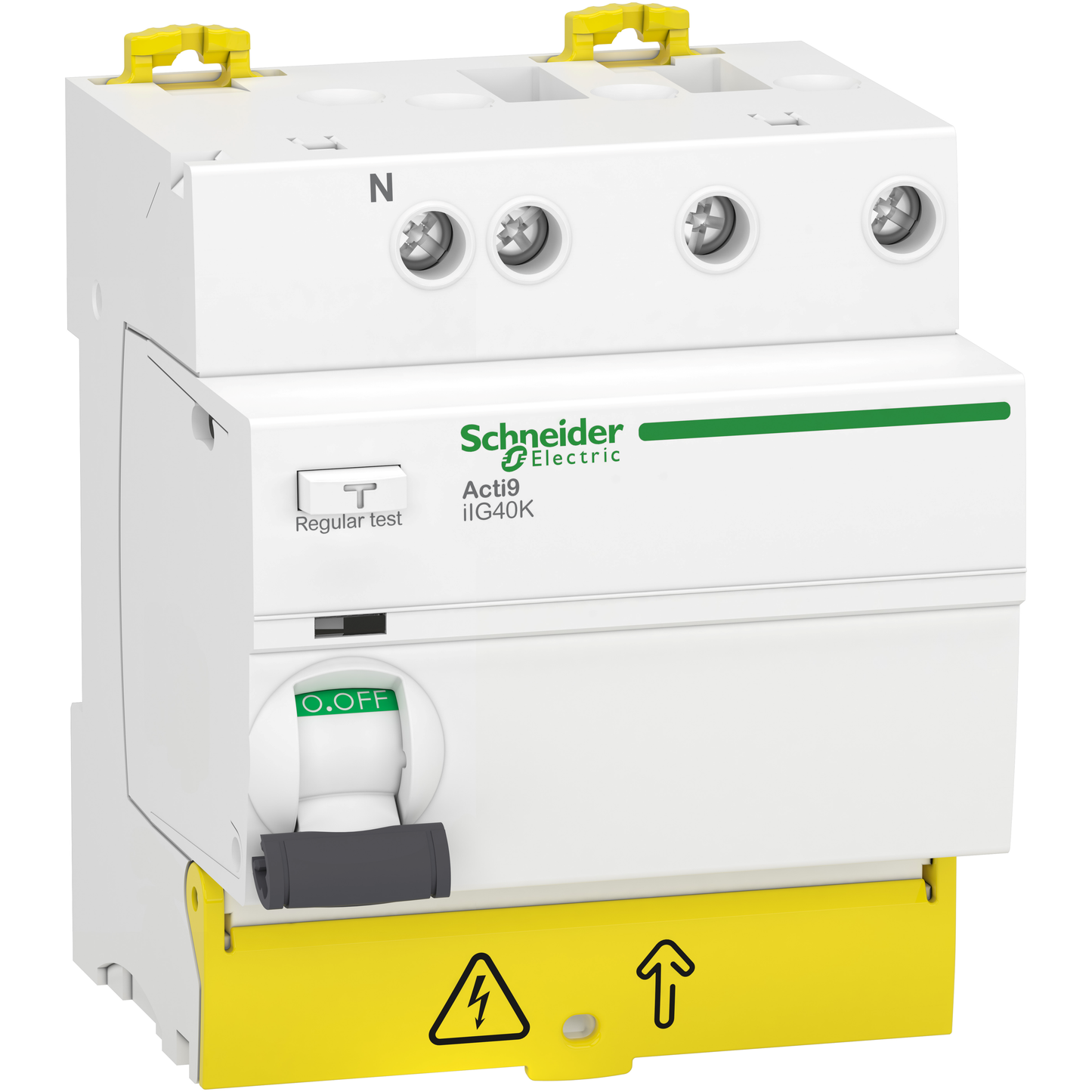 Schneider Electric-A9R79740-Acti9 iIG40K - Inter. diff tête de groupe - 3P+N - 40A - 300mA - Type AC