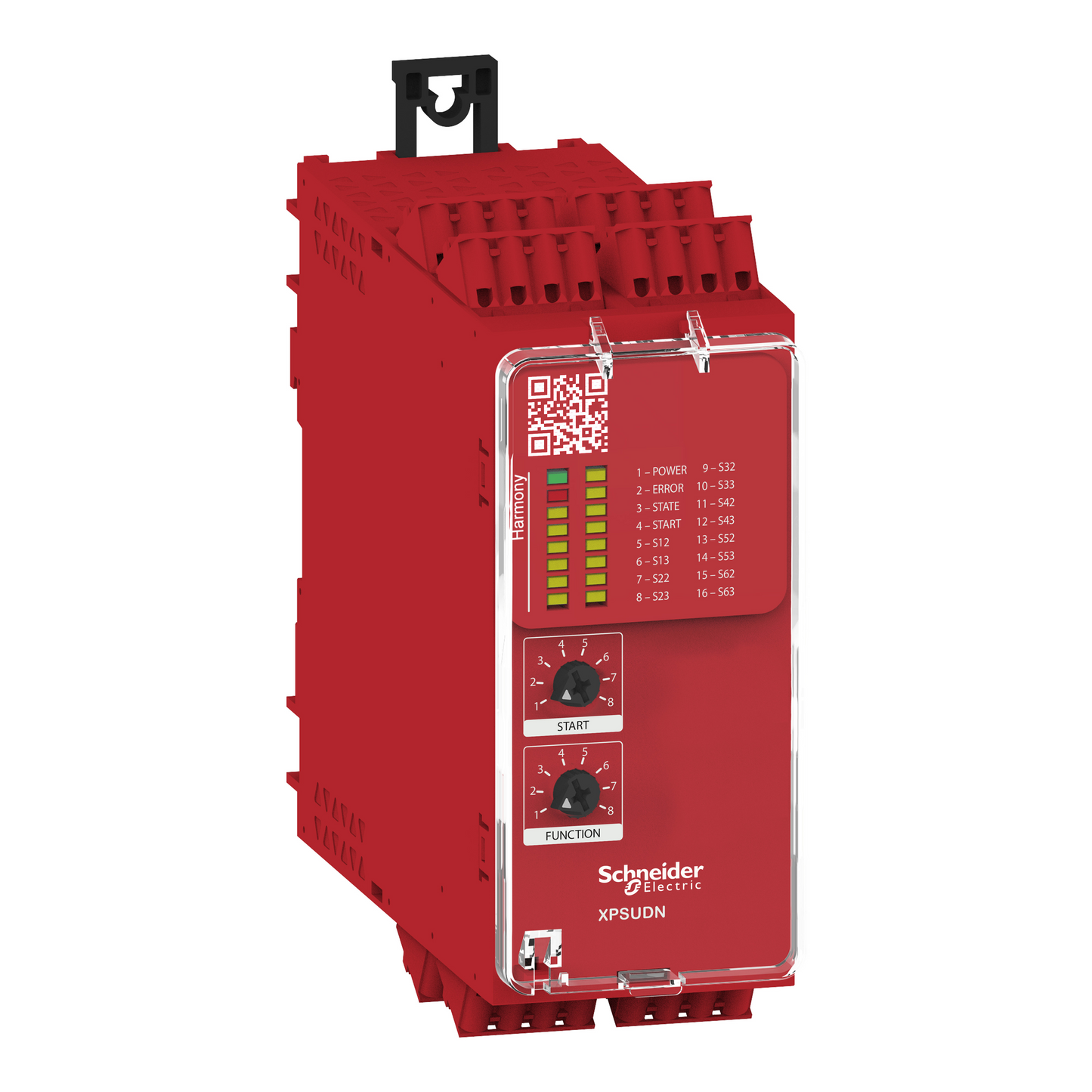 Schneider Electric-XPSUDN13AC-Preventa XPSU - module sécurité multifonctions - Cat4 - 3F 1O - 24V - ressort