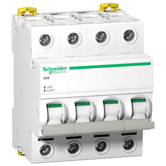 Schneider Electric-A9S65440-Acti9, iSW interrupteur-sectionneur 4P 40A 415VAC