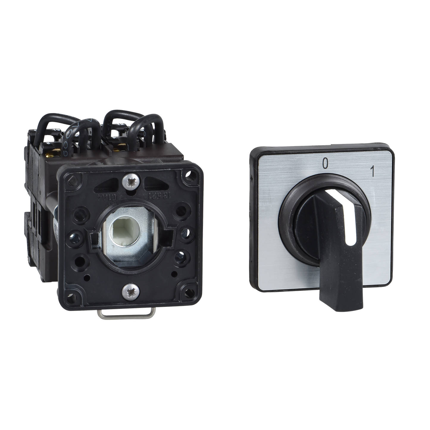 Schneider Electric-K1B002ACH-Harmony - interrupteur à came - 2 pôles - 45° - 12A - fixation Ø22mm