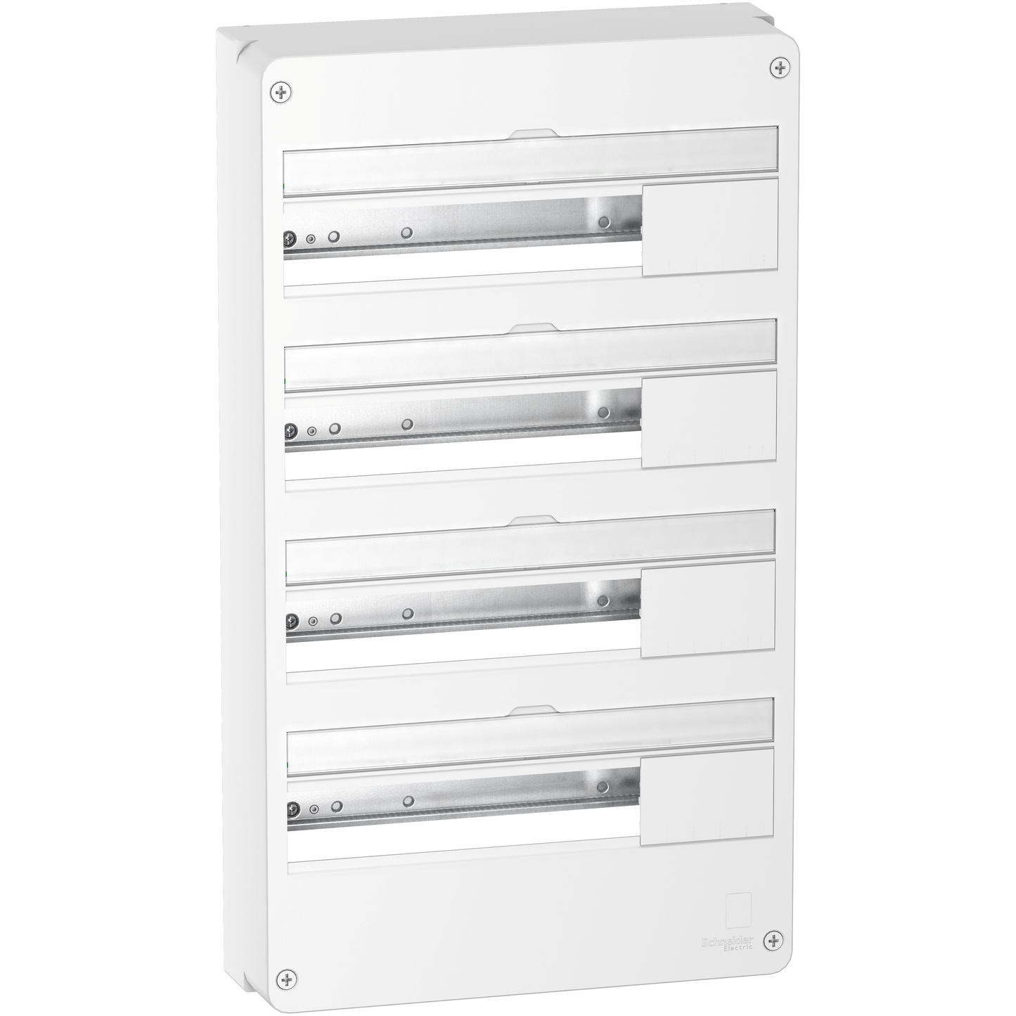 Schneider Electric-R9H18404-Resi9 - Coffret en saillie Blanc (RAL 9003)- 4 rangées de 18 modules