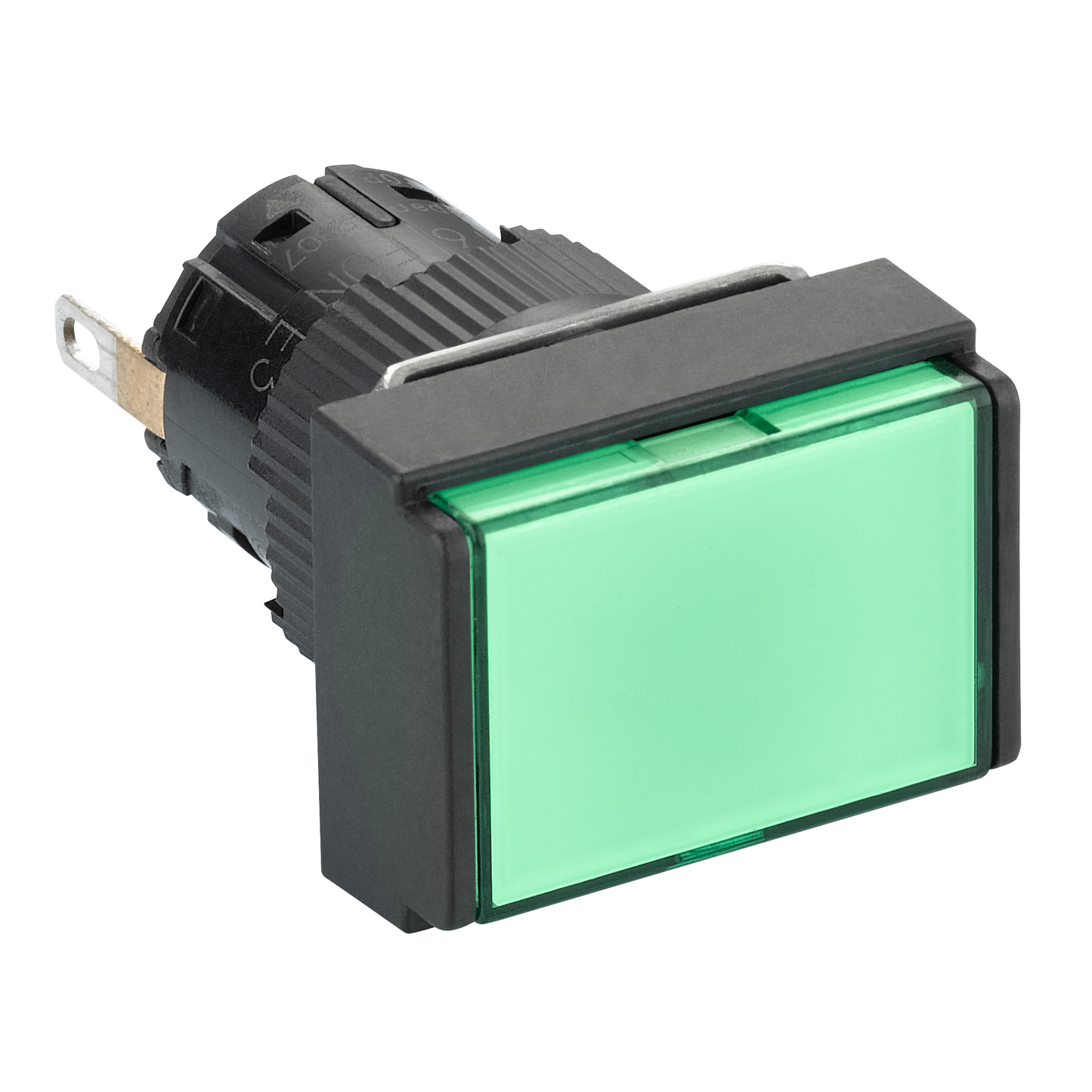 Schneider Electric-XB6EDV3BP-Harmony XB6 - voyant rect. - Ø16mm - IP65 - DEL intégrée - 24V - cosses - vert