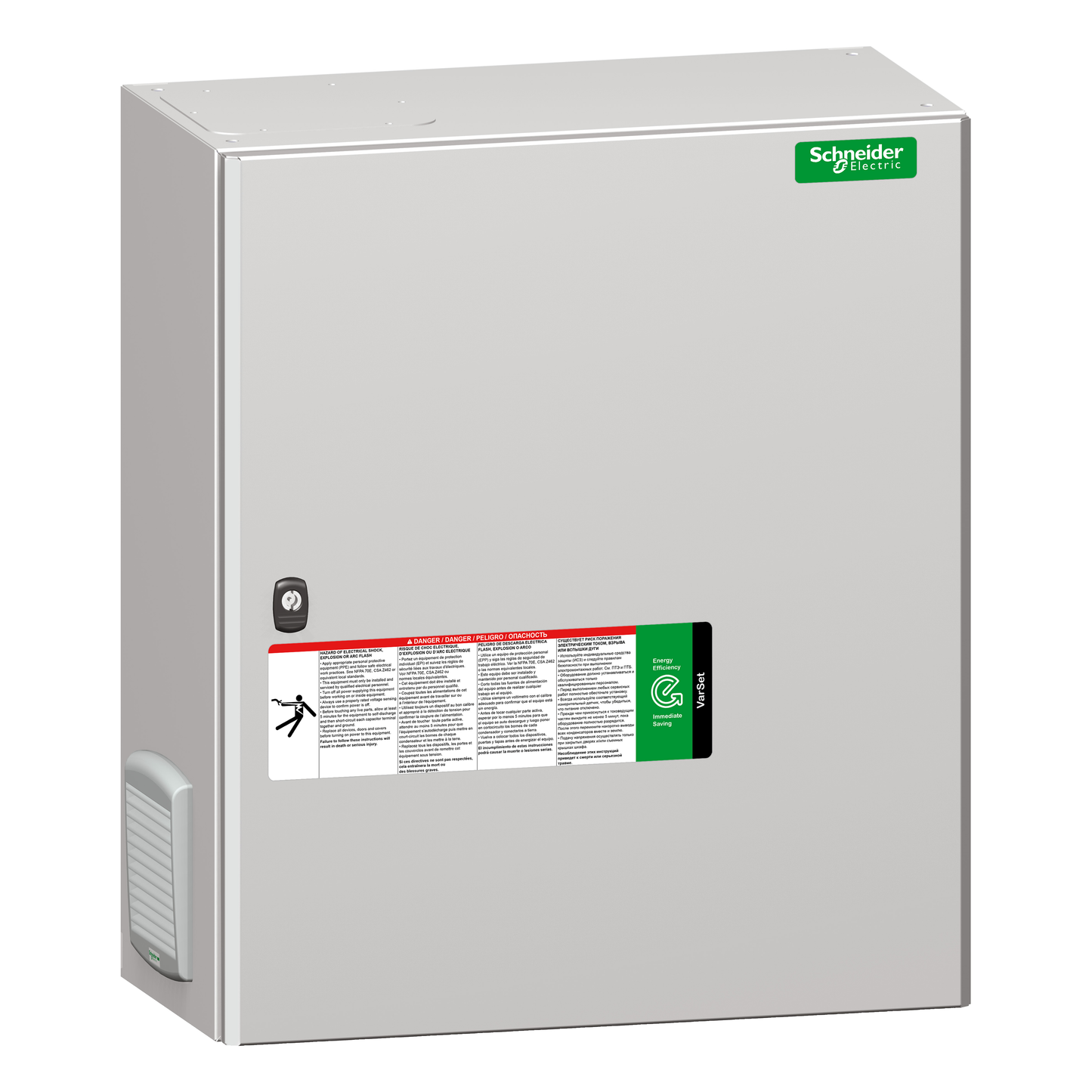 Schneider Electric-VLVFW1N03506AA-VarSet batterie de condensateurs Fixe 50kvar disj entrée Haut 400V 50Hz