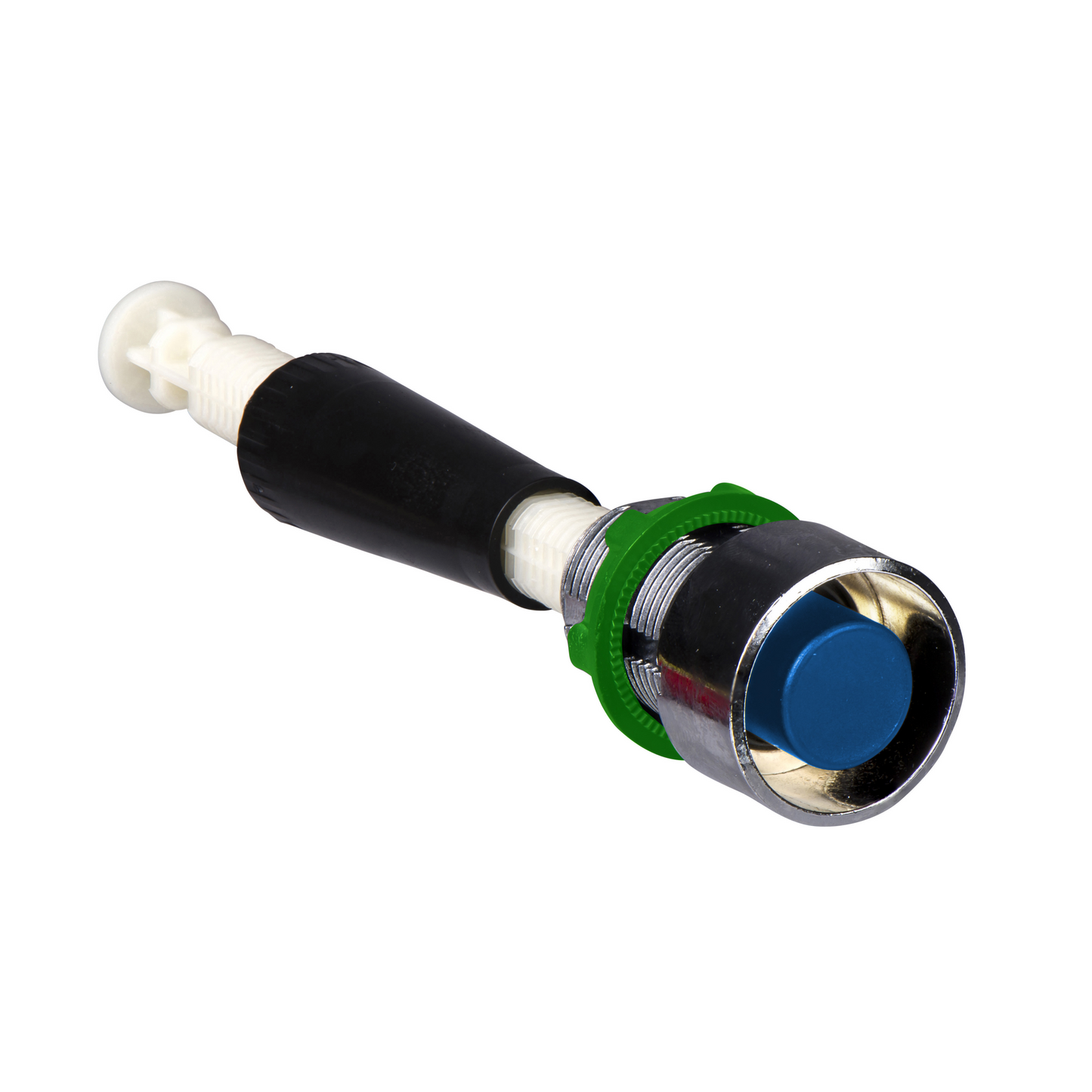 Schneider Electric-XB4BA961-Harmony XB4 - bouton poussoir réarmement - Ø22 - course 30/130mm - bleu