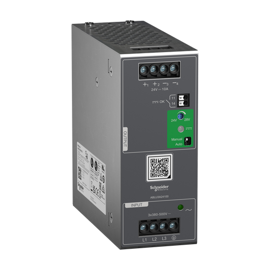 Schneider Electric-ABLU3A24100-Modicon - Alimentation - Sortie 24 VDC - 10A - 3 Phases - Universelle