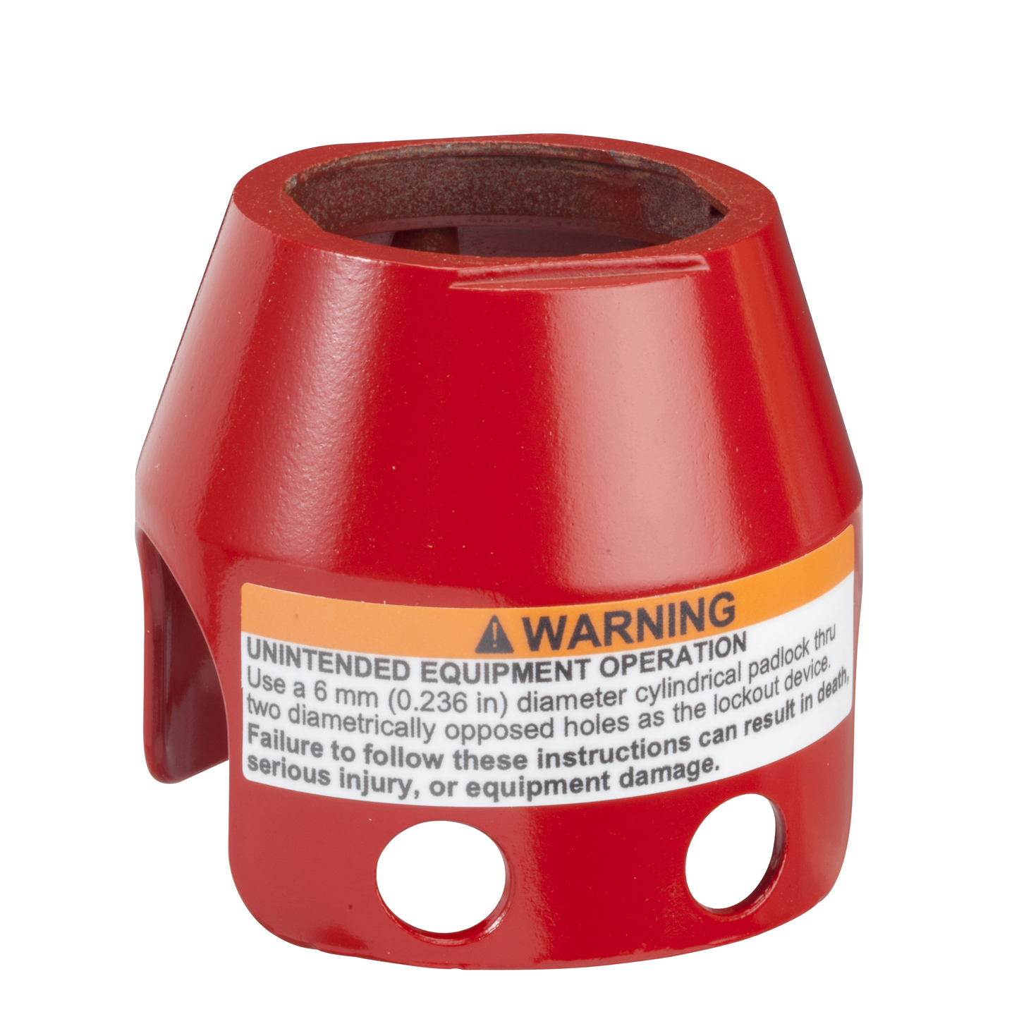 Schneider Electric-ZBZ1604-Harmony - garde métallique rouge pour arrêt d'urgence Ø40