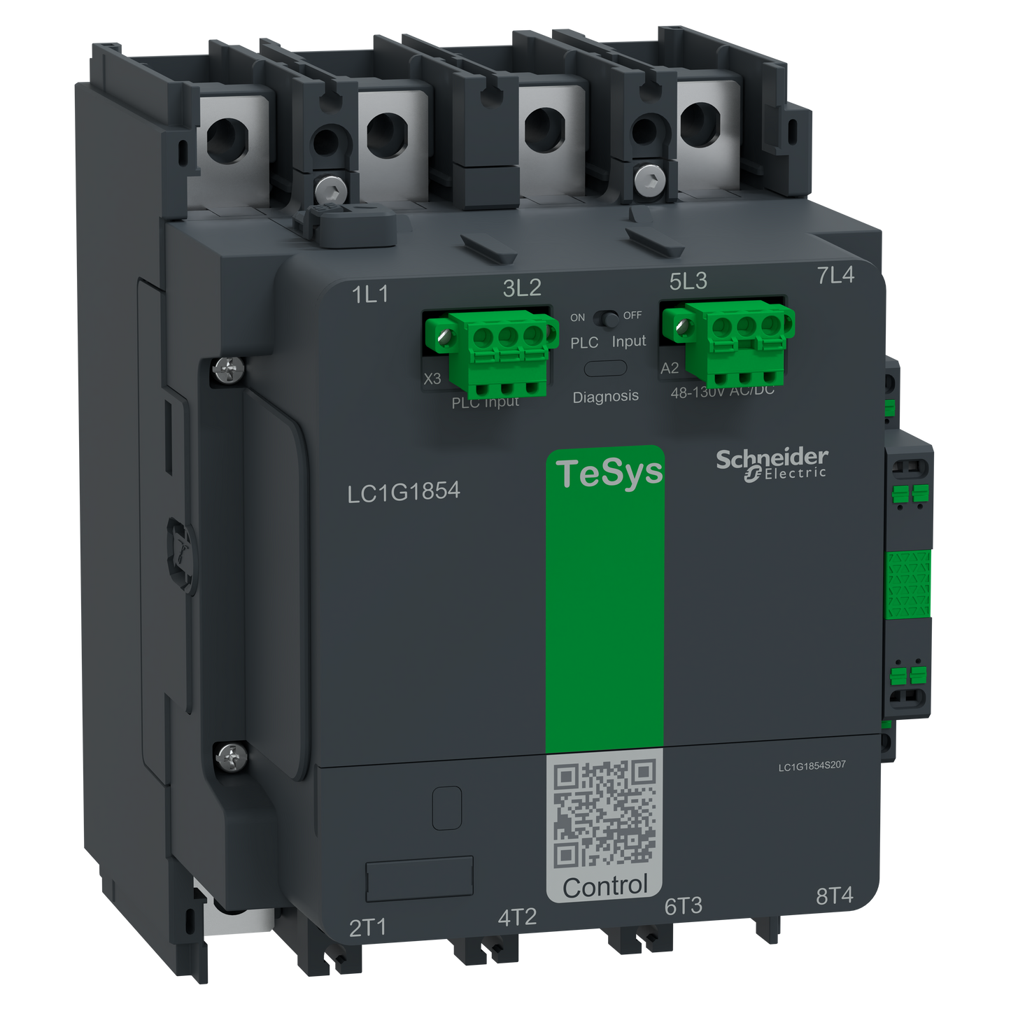 Schneider Electric-LC1G1854EHES207A-Cont 4P 185A SNCF Adv 48V-130V