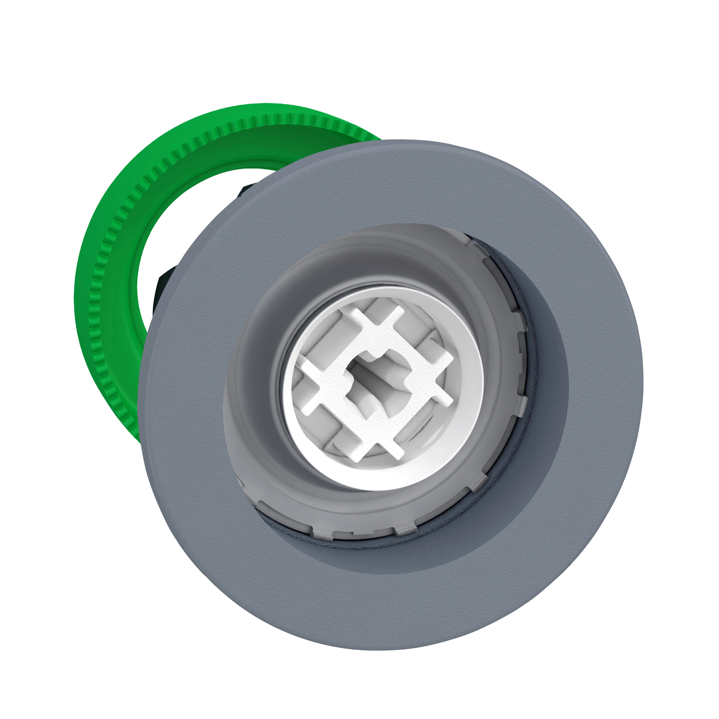 Schneider Electric-ZB5FH0C0-Harmony XB5 - tête bouton pousser-pousser - Ø22 - flush - sans capsule
