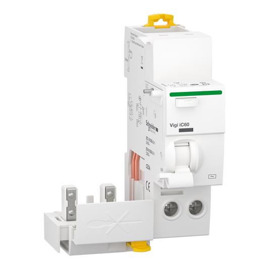 Schneider Electric-A9Q10225-Acti9 Vigi iC60 - Bloc diff 230Vca (Ph/N) - 2P - 25A - 10mA - Type AC