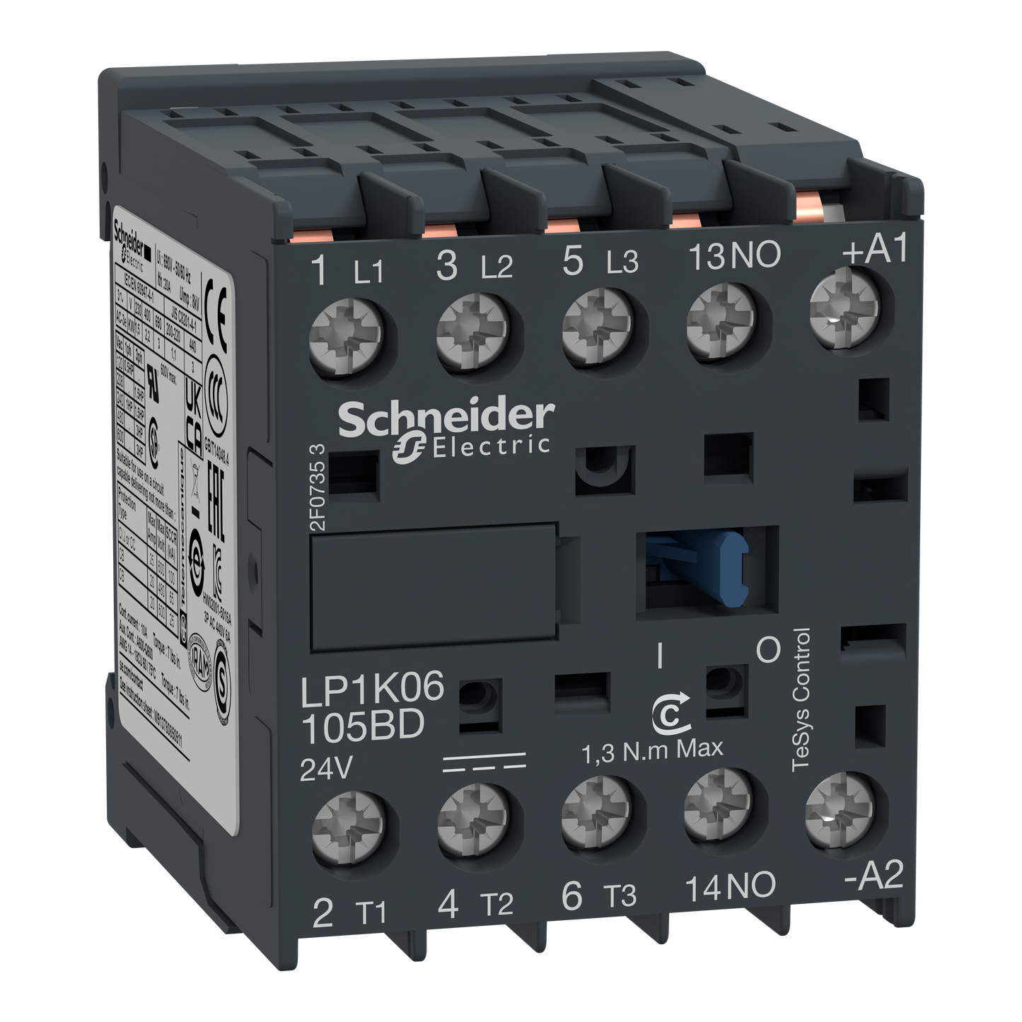 Schneider Electric-LP1K12105BD-CONT 3P F CI 24V DC