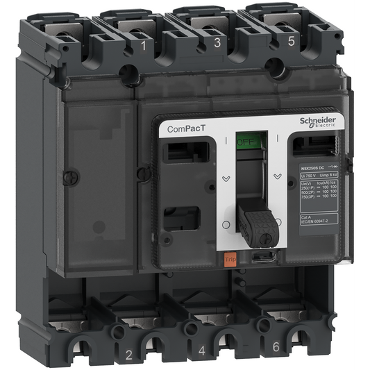 Schneider Electric-C10F4D-ComPacT NSX100F DC - Bloc de coupure CC sans déclencheur - 100A - 4P - 36kA