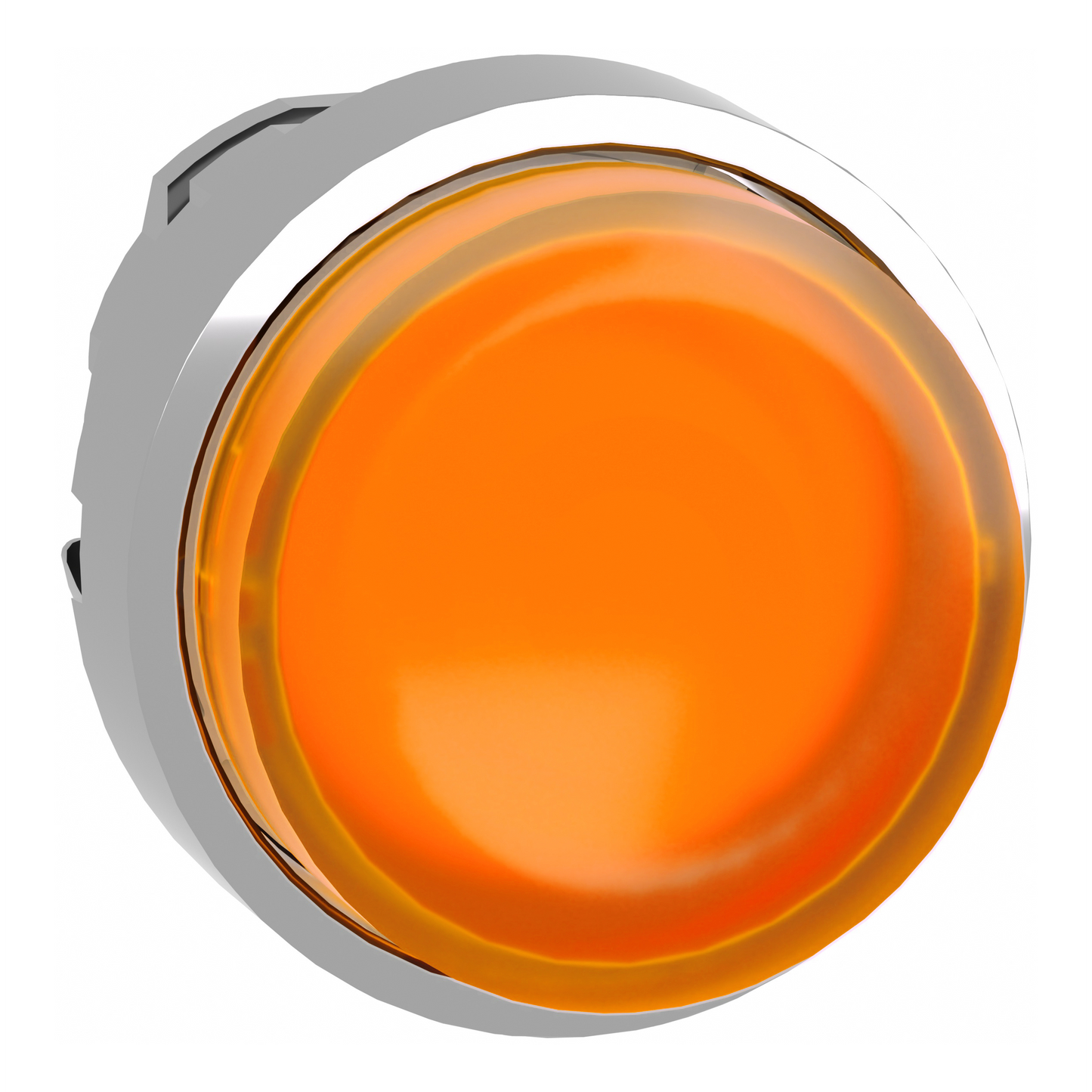 Schneider Electric-ZB4BH53-Harmony XB4 - tête bouton pousser-pousser lumineux - Ø22 - dépassant - orange