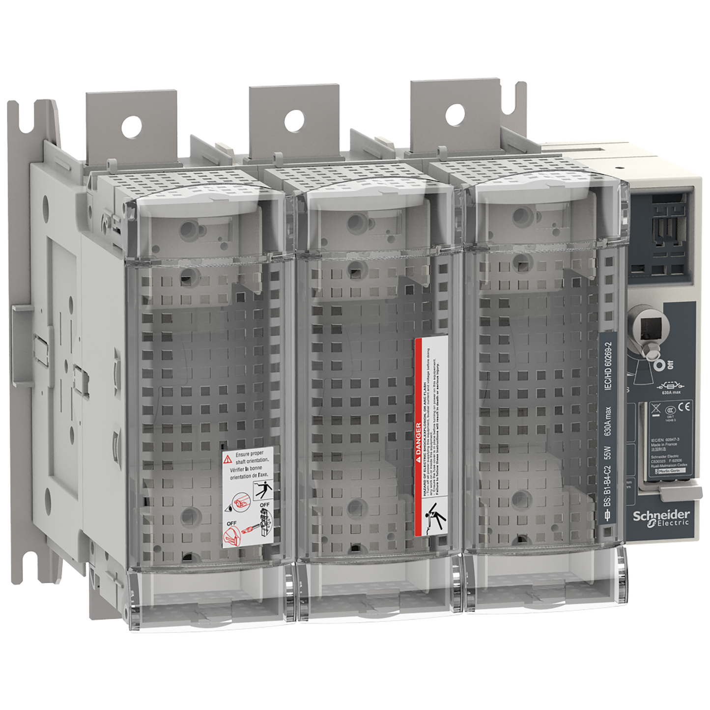 Schneider Electric-LV481673-FuPact GS SDF 630A BS C2