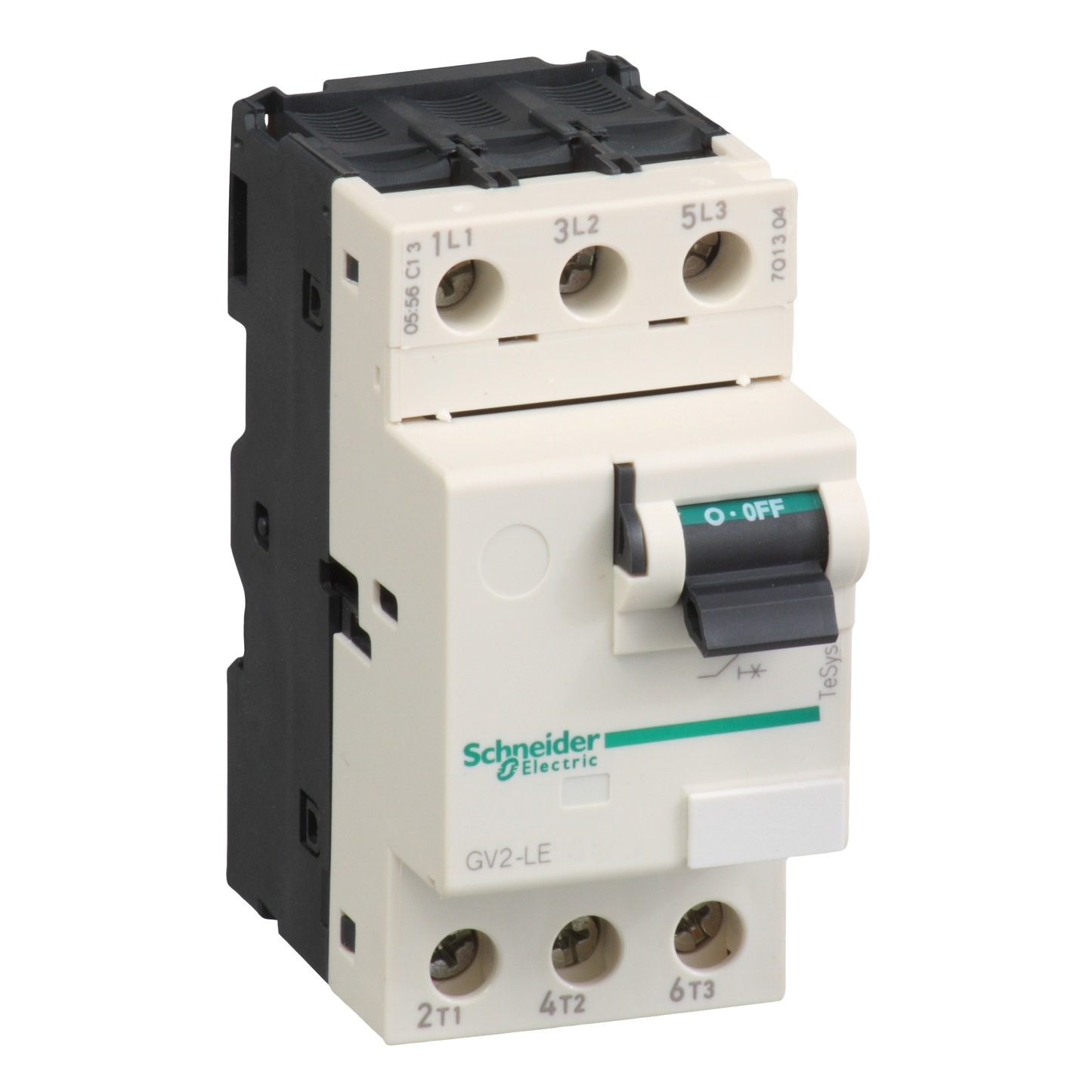 Schneider Electric-GV2LE06-TeSys GV2LE - disjoncteur moteur - 1,6A - 3P 3d - déclencheur magnétique