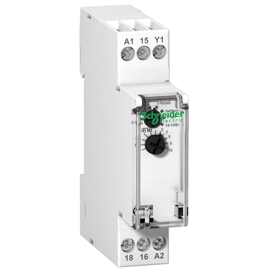 Schneider Electric-A9E16066-Acti9, RTB, relais à durée temporisée sur impulsion 1OF 24...240VCA 24VCC