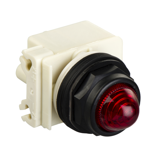 Schneider Electric-9001SKP35LRR9-Harmony 9001SK - voyant octog. - Ø30 - IP 66 - rouge - DEL BA9s - 24V - bornes
