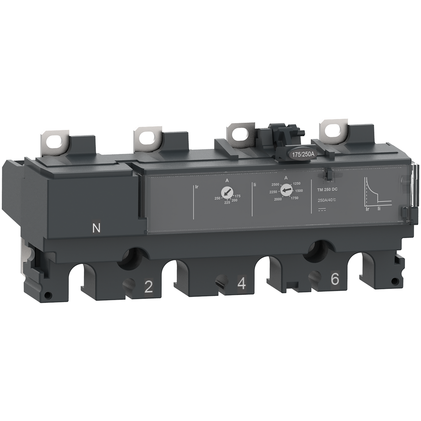 Schneider Electric-C164TM125D-ComPacT NSX - Déclencheur magnéto-thermique TM-DC 125A - 4P4D pour NSX160DC
