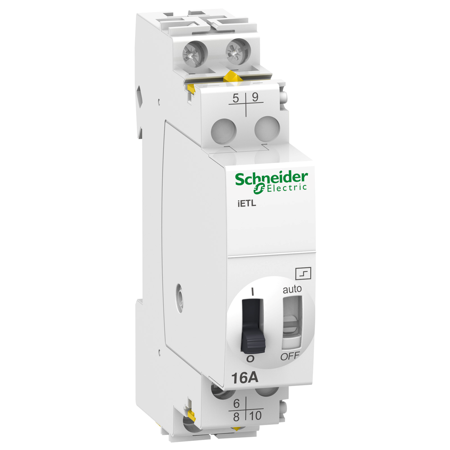 Schneider Electric-A9C32116-Acti9, iETL extension pour télérupteur 16A 1NO/NF+1NO 24VCA 12VCC 50-60Hz