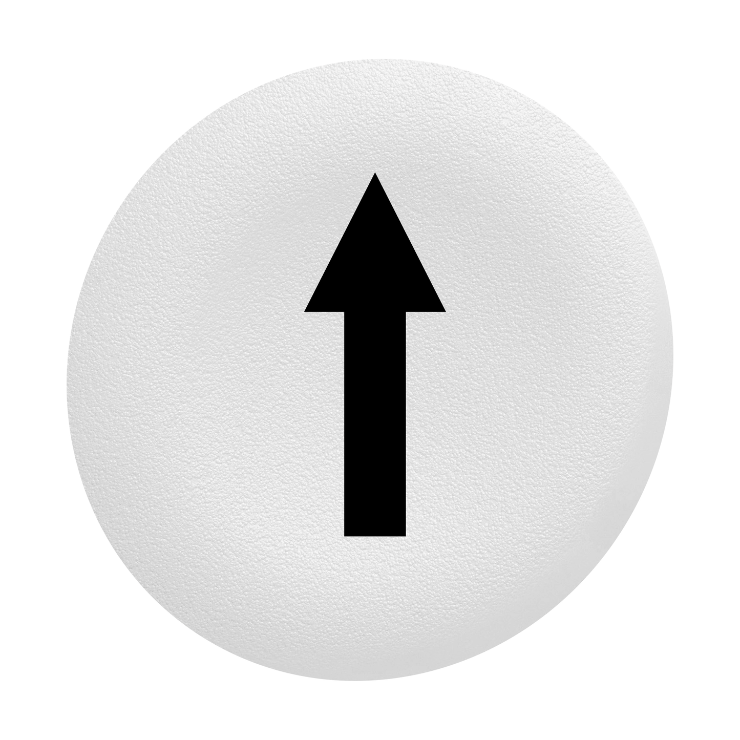 Schneider Electric-ZBAF334-Harmony - capsule pr bouton poussoir - Ø22 - affleurant lisse - flèche - blanc